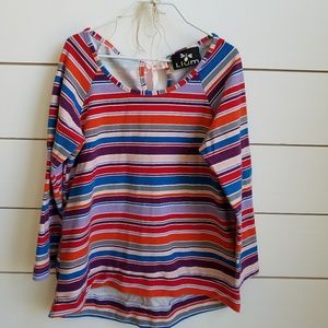 LLUM Striped Top